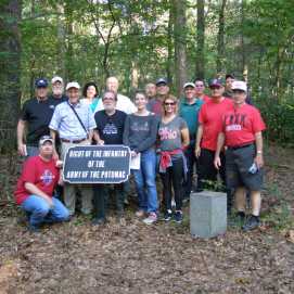In the fall of 2018, attendees to “Sites of the Gettysburg Campaign” trip were treated to a rare opportunity to visit Lost Avenue and get our group picture with this War Department marker on the battlefield. (Image Courtesy Jerry Arnsberger)